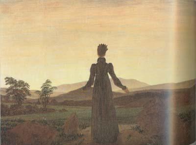 Caspar David Friedrich Woman Before the Setting Sun (mk10)